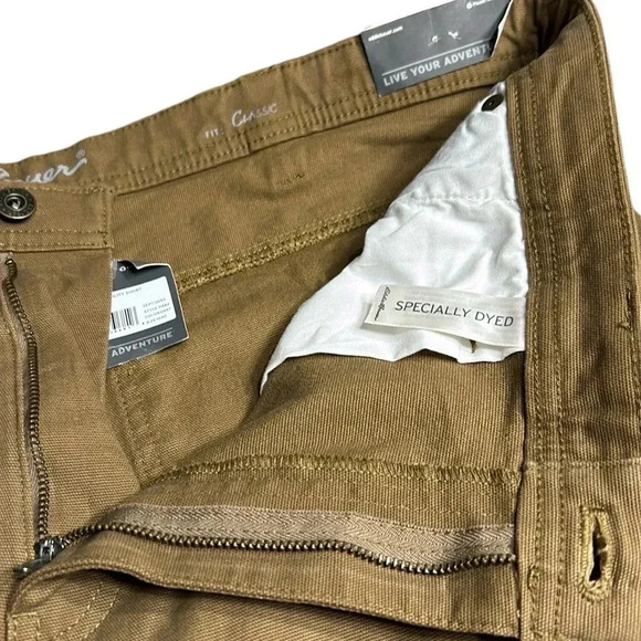 Eddie Bauer 6 pockets classic fit  shorts . Men size 40. Cotton,denim feel,NWT - Picture 10 of 13